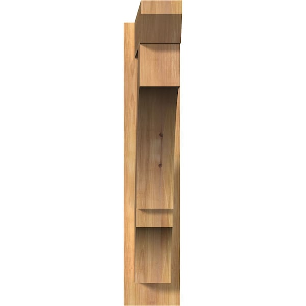 Balboa Slat Smooth Outlooker, Western Red Cedar, 5 1/2W X 28D X 28H